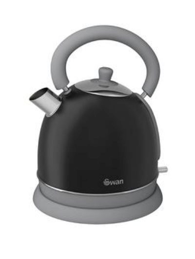 Swan Sk261020Bn Retro Dome Kettle - Black Swan Sk261020Bn Retro Dome Kettle - Black